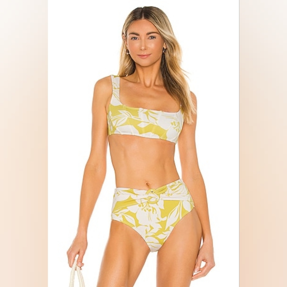 L Space Odessa Corset Bikini Top And Two Bottoms, One High Rise And One Low Rise